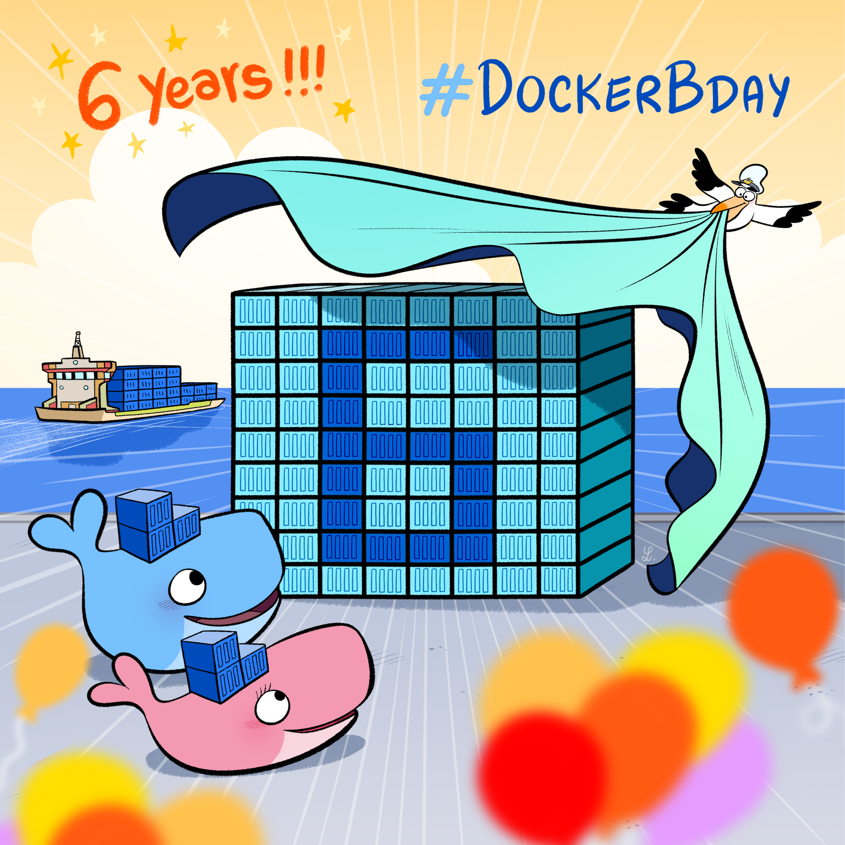 Docker Birthday #6, 2019